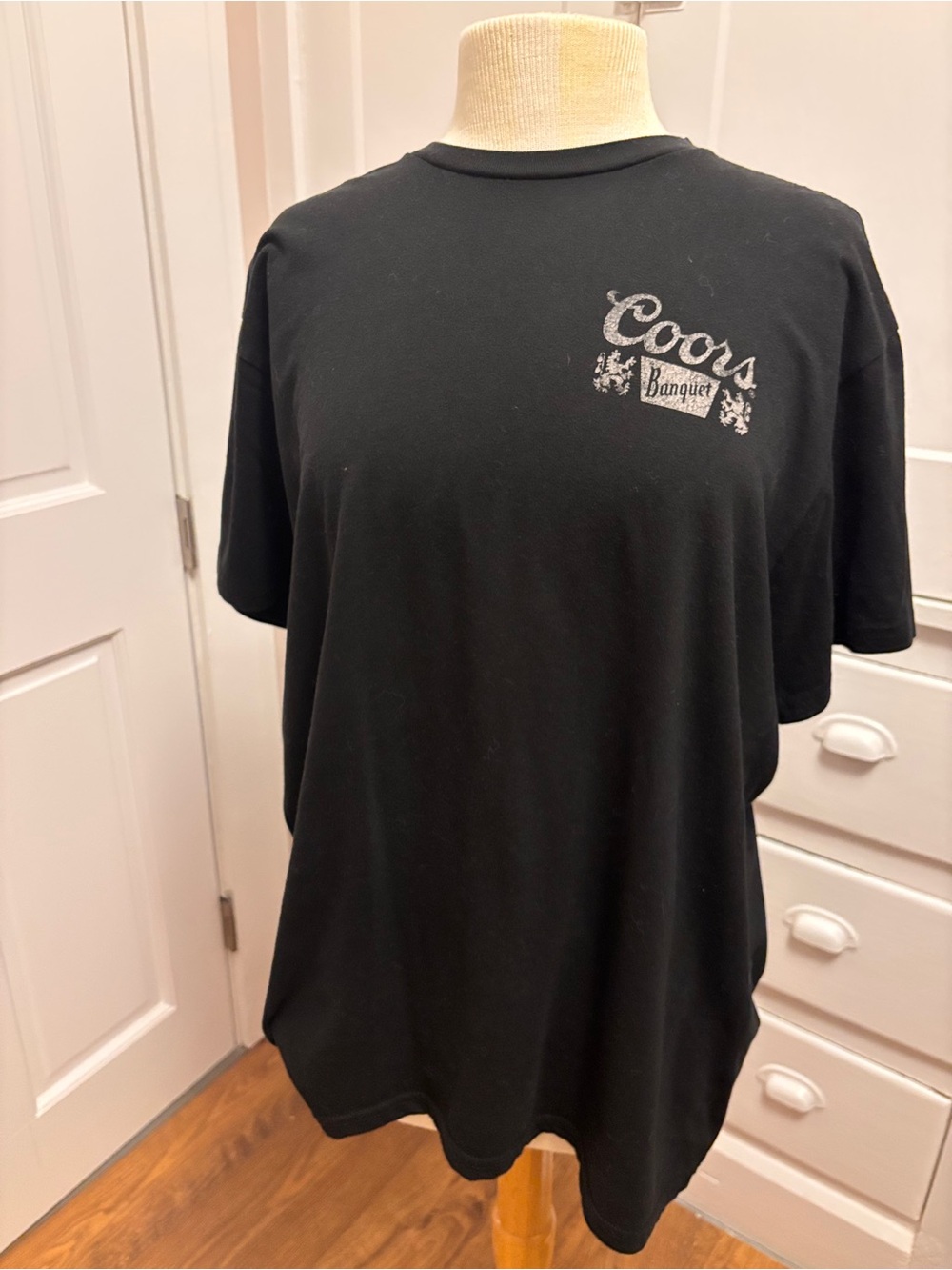Coors Banquet Black Graphic Tee - Men Size Large